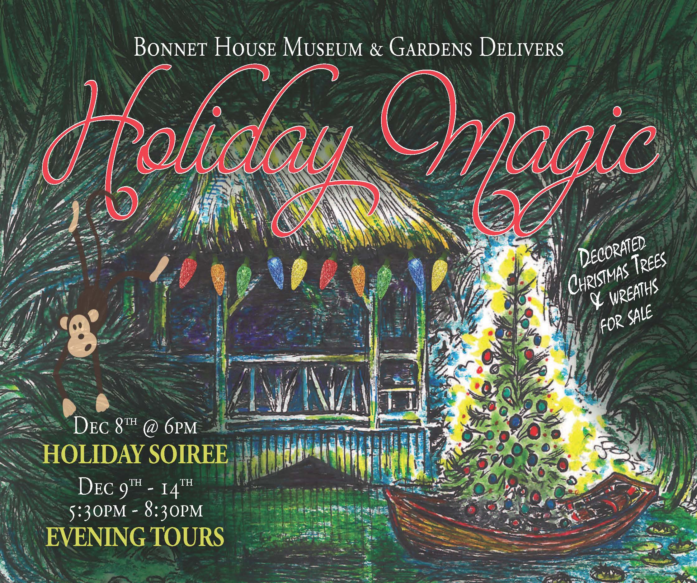 Bonnet House Christmas 2022 Holiday Magic-Sale - Bonnet House